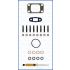 KOMPLET USZCZELEK TURBOSPRĘŻARKI AJUSA JTC12242 RVI 4.1D 99-