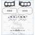 KOMPLET USZCZELEK GŁOWICY AJUSA 52379800 TOYOTA V6 4.0 09-