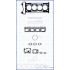 KOMPLET USZCZELEK GŁOWICY AJUSA 52381500 MERCEDES 16V 2.0 12-