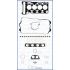 KOMPLET USZCZELEK GŁOWICY AJUSA 52276600 BMW 2.0 03-