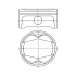 TŁOK MAHLE 503PI00102002 0.50 PORSCHE 3.4 97-