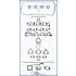 KOMPLET USZCZELEK GŁOWICY AJUSA 53052400 MITSUBISHI 2.5D