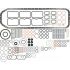KOMPLET USZCZELEK SILNIKA VICTOR REINZ 01-34120-01 VOLVO D16A 93-