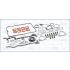 KOMPLET USZCZELEK SILNIKA AJUSA 51034500 FORD 2.2TDCI 06-