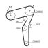 PASEK ROZRZĄDU GATES 5684XS OPEL 1.9D 04-