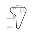 PASEK ROZRZĄDU GATES 5549XS PASEK.ROZ.AR 2.0 98-03