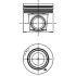 TŁOK KOLBENSCHMIDT 41707600 STD FIAT 16V 2.3JTD 14-