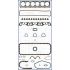 KOMPLET USZCZELEK SILNIKA AJUSA 50167200 NISSAN H30 FORKLIFT 3.0 -