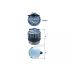 FILTR PALIWA KNEHT KL440/41 NISSAN 1.5-2.5DCI 07-14