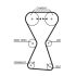 KOMPLET ROZRZĄDU GATES K025255XS MITSUBISHI 2.0 92-13
