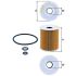 FILTR OLEJU KNEHT OX422D VW 1.2TDI 09-15