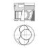 TŁOK KOLBENSCHMIDT 41158620 0.50 VW 1.4D 3c 99-