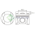 TŁOK MV PARTS P5079A STD MERCEDES 16V 2.1CDI 08-