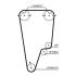 KOMPLET ROZRZĄDU GATES K015505XS HONDA 2.0 97-