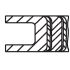 PIERŚCIENIE TŁOKOWE MAHLE 021RS001190N0 STD RENAULT 2hk/1.75/2 1.6DCI 11