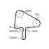 KOMPLET ROZRZĄDU GATES K015510XS MAZDA 2.0D 98-05