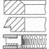 PIERŚCIENIE TŁOKOWE GOETZE 0842460000 STD MAZDA 1.0/1.0/2.0 1.3 03-