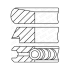 PIERŚCIENIE TŁOKOWE GOETZE 0845240700 0.50 FORD 2hk/2/2 1.5TDC