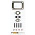 KOMPLET USZCZELEK TURBOSPRĘŻARKI AJUSA JTC11514 CATERPILLAR 3408 74-05