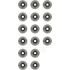 KOMPLET USZCZELNIACZY ZAWOROWYCH GLASER N96039-00 ROVER 2.0-3.0D 15-