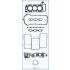KOMPLET USZCZELEK GŁOWICY AJUSA 52444200 ROVER 3.0 13-19