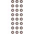 KOMPLET USZCZELNIACZY ZAWOROWYCH VICTOR REINZ 12-11005-01 MERCEDES OM936 11-