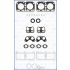 KOMPLET USZCZELEK GŁOWICY AJUSA 52140500 ALFA ROMEO 1.4 90-97