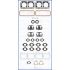 KOMPLET USZCZELEK GŁOWICY AJUSA 52035400 ALFA ROMEO 1490cc /2GŁ / 81-93
