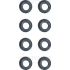 KOMPLET USZCZELNIACZY ZAWOROWYCH VICTOR REINZ 12-53034-01 MITSUBISHI 3.3-3.9 78-