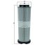 FILTR POWIETRZA KNEHT LX1020/1 MERCEDES 2.2 07-14