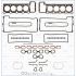 KOMPLET USZCZELEK GŁOWICY AJUSA 52135000 BMW 2997cc V8 32V 92-96