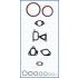 KOMPLET USZCZELEK BLOKU AJUSA 54251300 PSA 1.8 12-