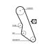 KOMPLET ROZRZĄDU GATES K015413XS PSA 2.0 94-