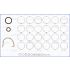 KOMPLET USZCZELEK BLOKU AJUSA 54051000 PSA 3.0 V6 ZPJ 90-