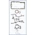 KOMPLET USZCZELEK BLOKU AJUSA 54217500 FIAT 1.2-1.4 09-