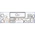 KOMPLET USZCZELEK BLOKU AJUSA 54069300 DAF DKS 74-