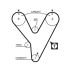 KOMPLET ROZRZĄDU GATES K015228XS CHRYSLER 3.0 86-