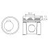 TŁOK MV PARTS P8120A STD CUMMINS 6CT8.3