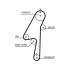 KOMPLET ROZRZĄDU GATES KP15580XS VOLVO 2.0D-2.4D 01-