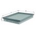 FILTR POWIETRZA KNEHT LX887 FORD 1.0-1.9 96-