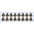 KOMPLET USZCZELNIACZY ZAWOROWYCH AJUSA 57018200 FORD 1.6-2.0 92-
