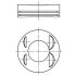 TŁOK MAHLE 021PI00127002 0.50 RENAULT 1.2TCE 08-