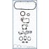 KOMPLET USZCZELEK BLOKU AJUSA 54254700 IVECO 3.0D 04-