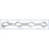 USZCZELKA KOLEKTORA WYDECHOWEGO AJUSA 13122700 FIAT 1.9D 95-