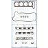 KOMPLET USZCZELEK GŁOWICY AJUSA 52146200 MERCEDES 5.0 89-94