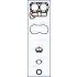 KOMPLET USZCZELEK GŁOWICY AJUSA 52103400 FIAT 0.7 91-