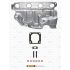 KOMPLET USZCZELEK TURBOSPRĘŻARKI AJUSA JTC12622 FORD 2.0TDCI 00-07