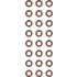 KOMPLET USZCZELNIACZY ZAWOROWYCH VICTOR REINZ 12-10792-01 VOLVO D16C550 03-