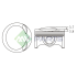 TŁOK MV PARTS P5222A STD VW 2.0TFSI 15-