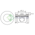 TŁOK MV PARTS P5227A STD BMW 1.5-2.0D 15-